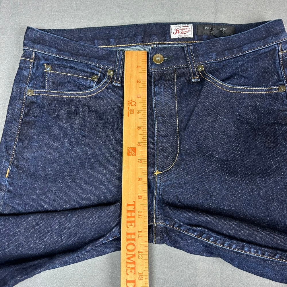 Rag & Bone Jeans Kaihara Raw Denim Mens 32x32 Indigo Blue - Picture 8 of 15